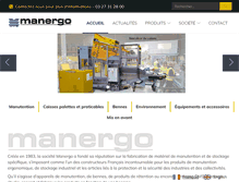 Tablet Screenshot of manergo.fr
